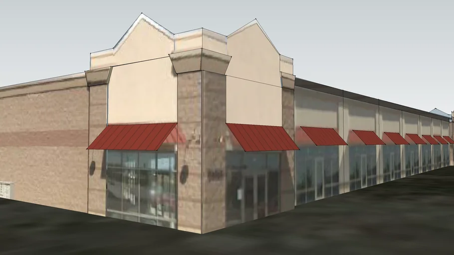 Retail Building in Rogers, MN in Description) 3D Warehouse