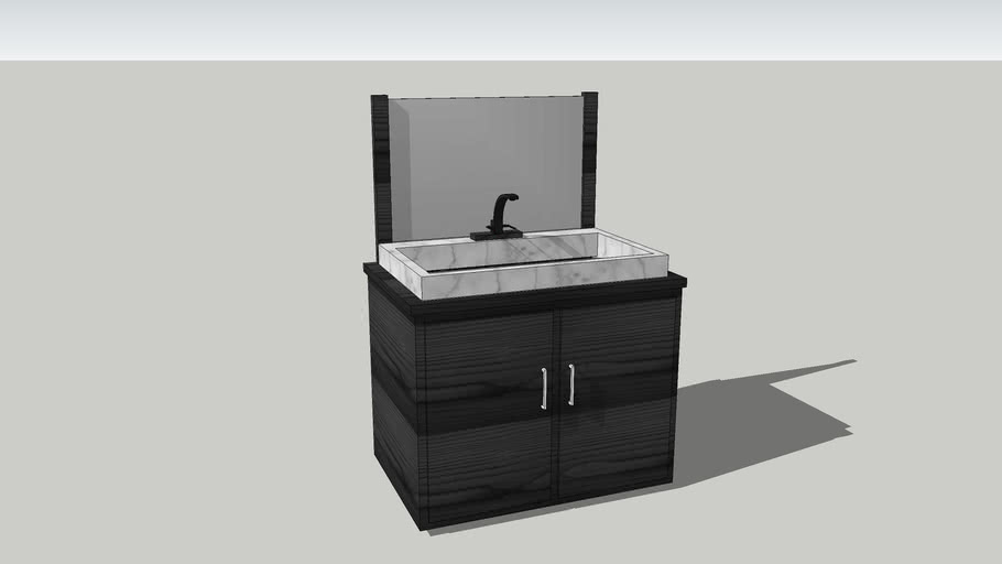 Mİrrored Sink 3D Warehouse