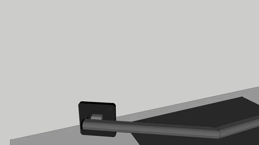 Modern Desk (EU-Sockets, triple monitor arm, mousepad)