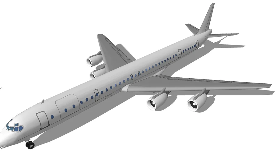 Template - McDonnell Douglas DC-8-73CF