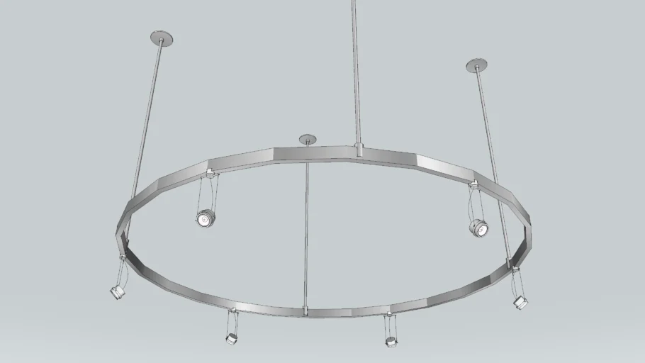 6' Round Track Light