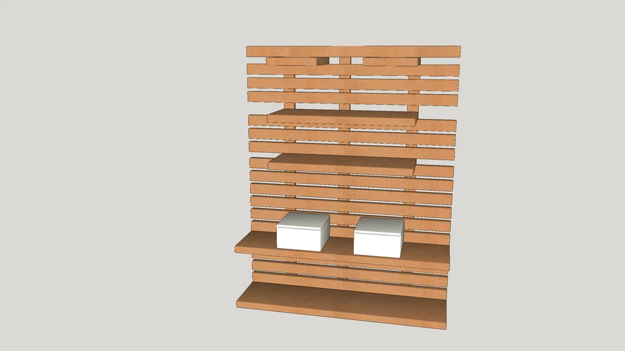 WALL SHELF JYSK KETTINGE 3D Warehouse