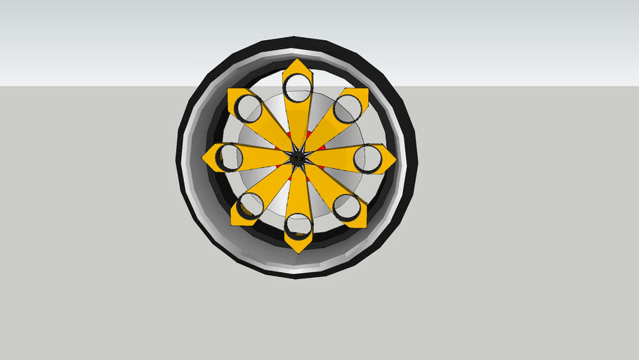 CFDrift Goldhole alloy wheels w/stretch