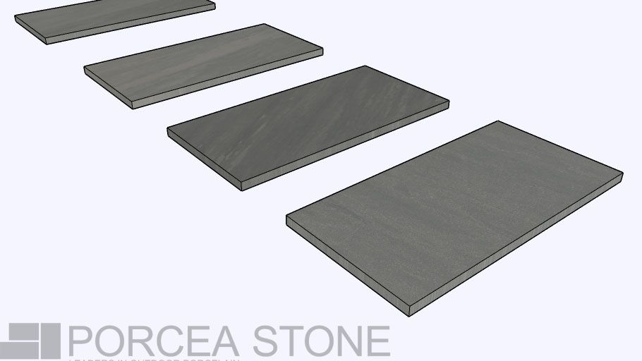 Porcea Slate Gray 30x60x2 cm (~12x24x0.8”)