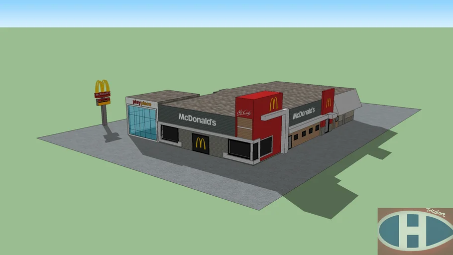 McDonald's Model by Tricolore | 3D Warehouse