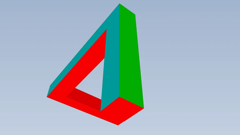 Penrose Triangle 3D Warehouse