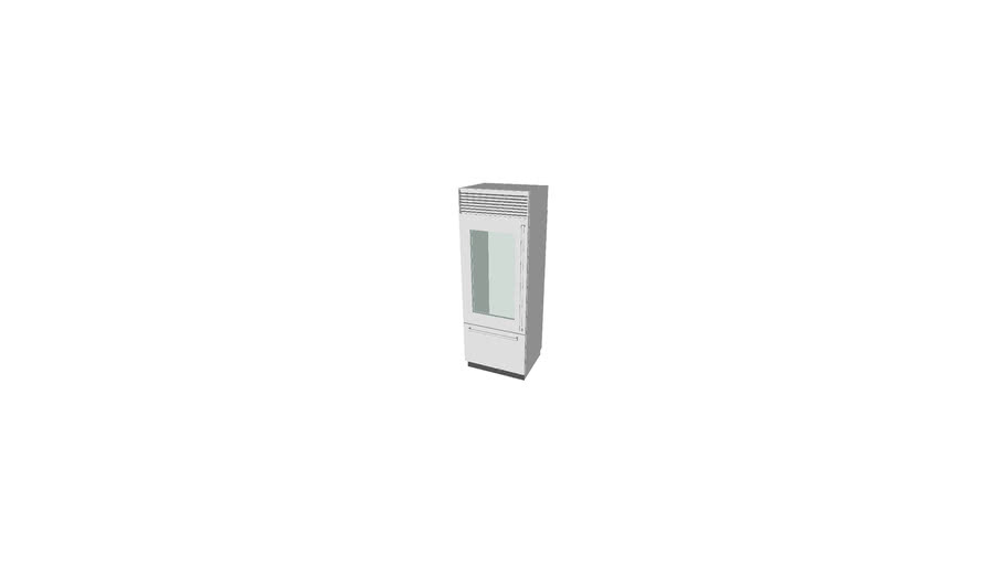 Sub-Zero BI-30UG/S/TH-RH 30' Built-In Over-and-Under Glass Door ...