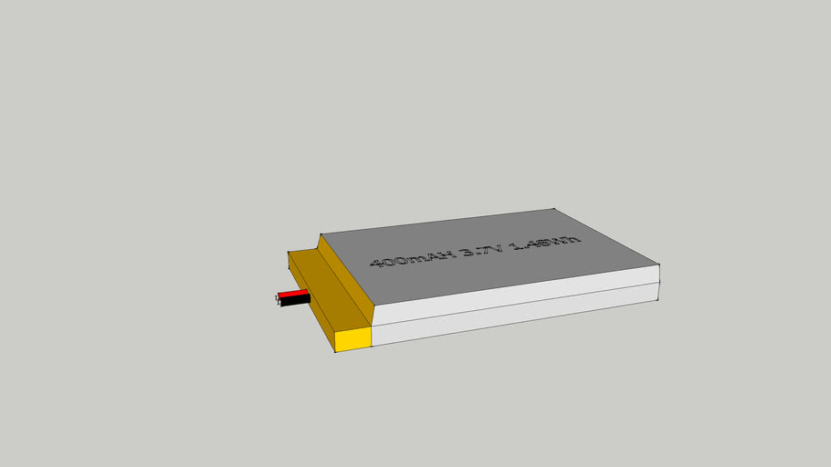 lithium ion battery 400mah