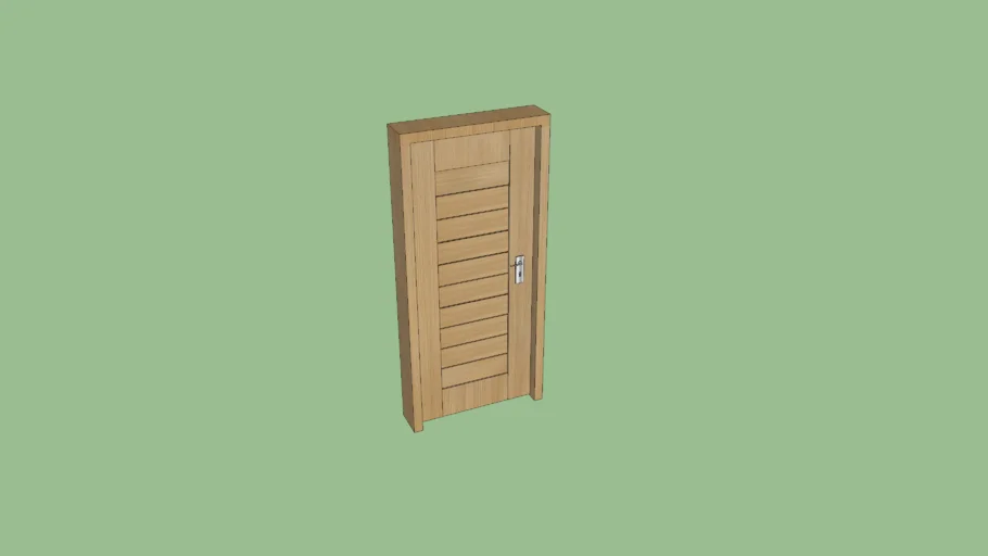 wood door