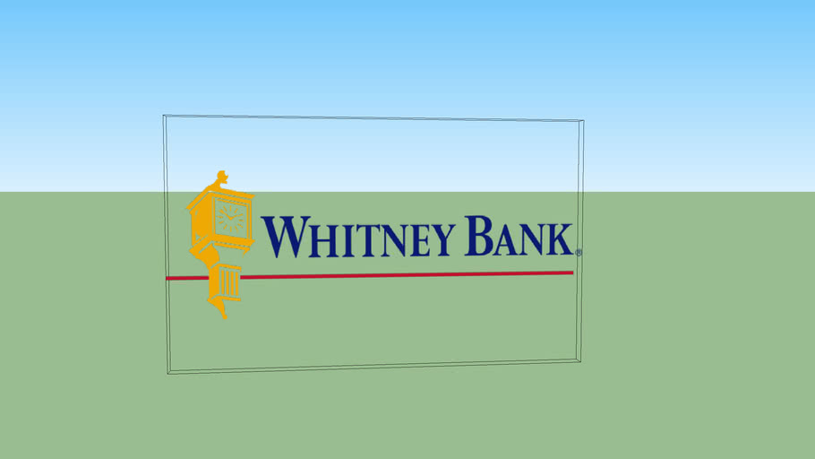 Whitney Bank Logo 3D Warehouse