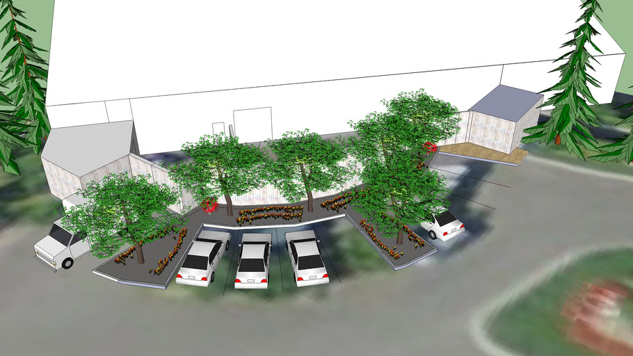 Back loading area | 3D Warehouse