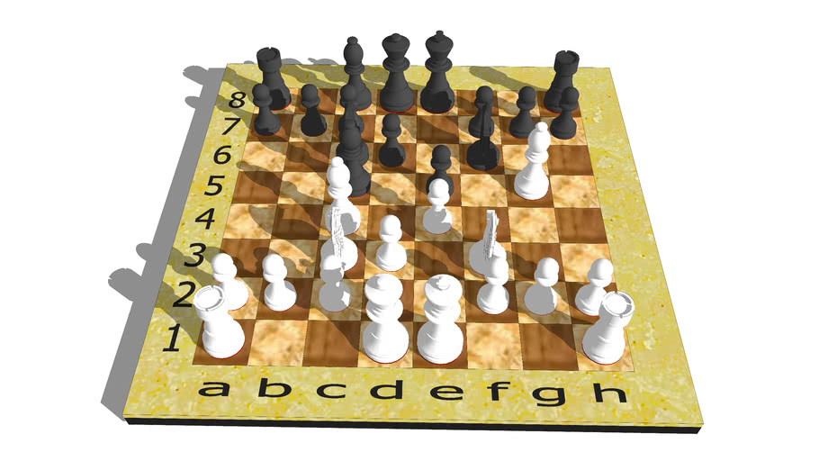 Chess - Open game openings | 3D Warehouse