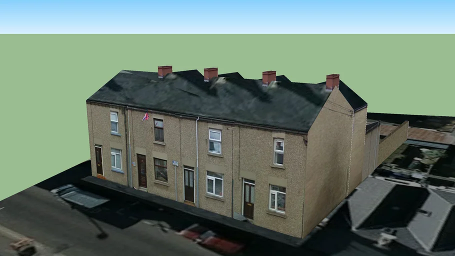 3945 Long Commons, Coleraine Terrace Housing 3D Warehouse