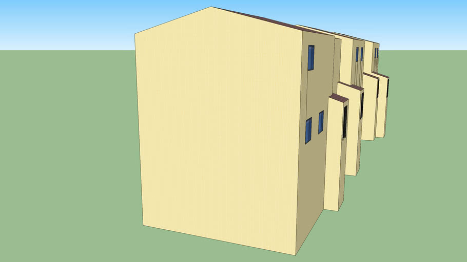 Scribner Village Apartments Oak 3D Warehouse