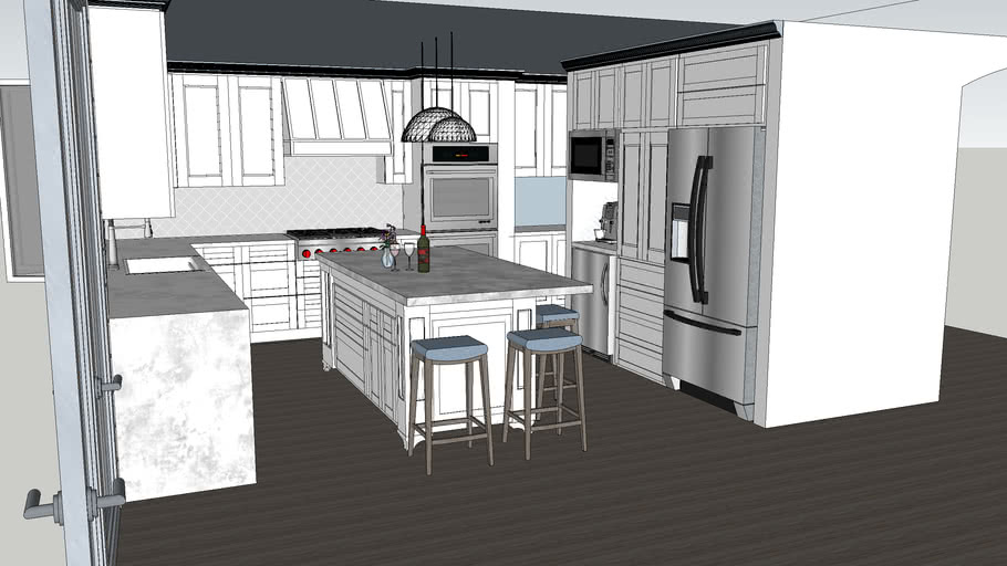 Modern kitchen 3D Warehouse