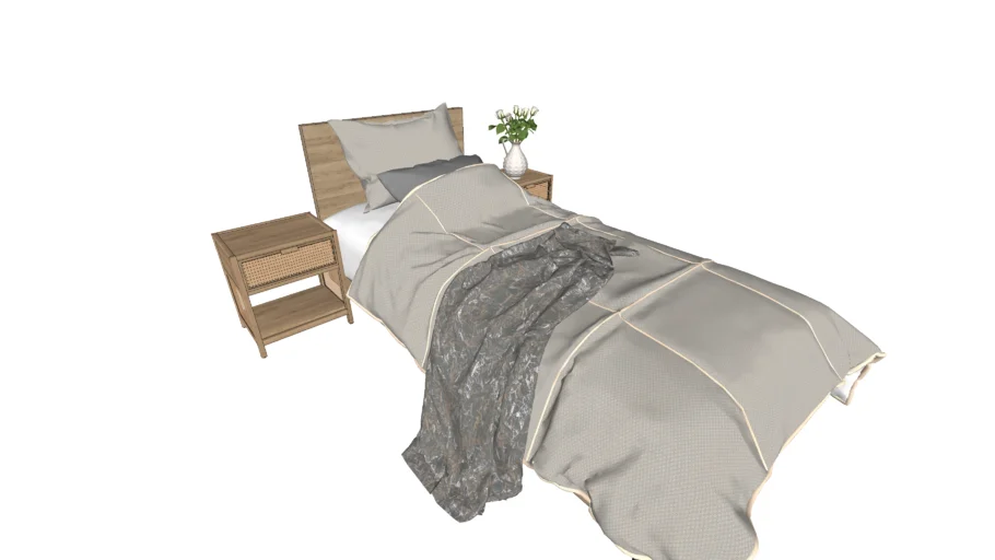 LIT 90 CM SINGLE BED