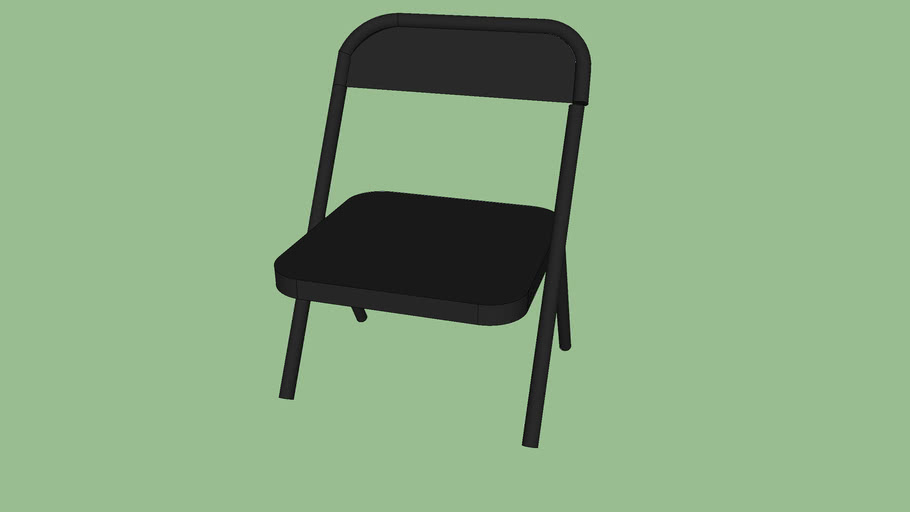 WWE STEEL CHAIR BLACK 3D Warehouse