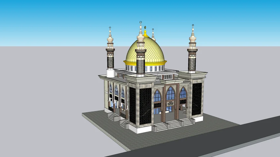 masjid di desa | 3D Warehouse