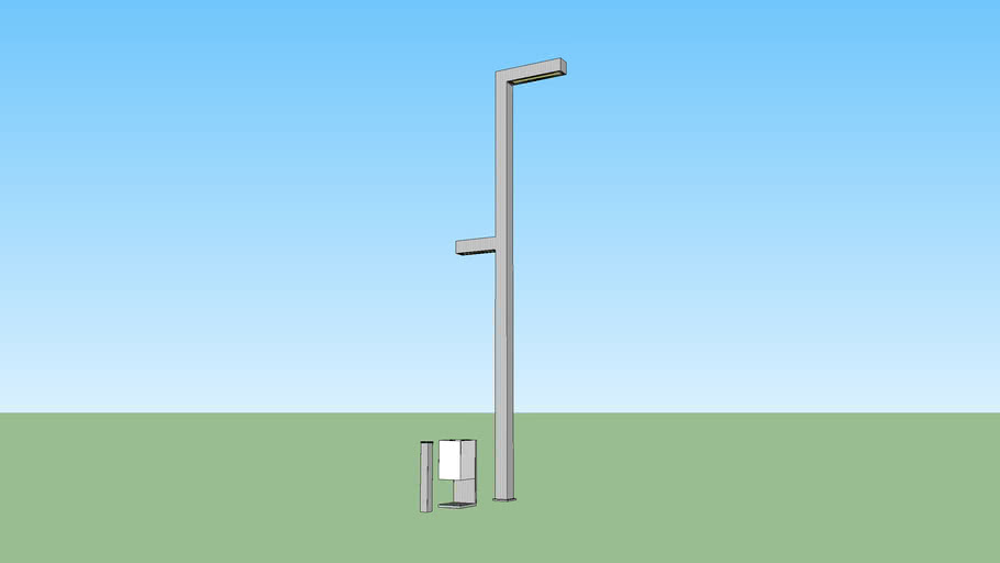 Basket wall light street light ( modern) 3D Warehouse