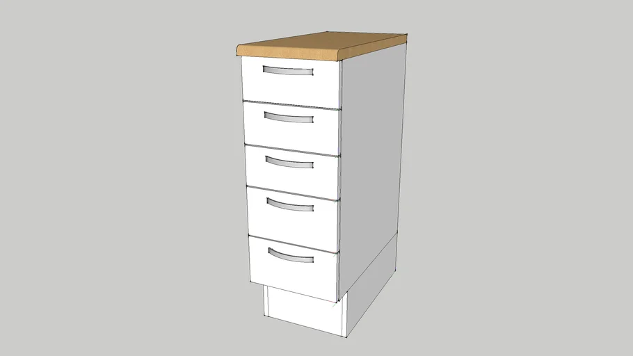 Kitchen drawers | 3D Warehouse