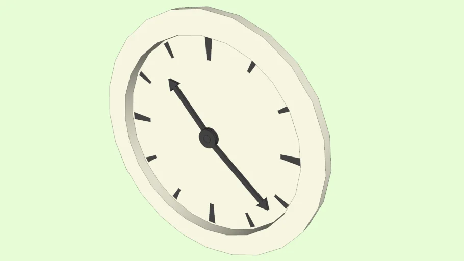 Tower Clock Face - modern | 3D Warehouse