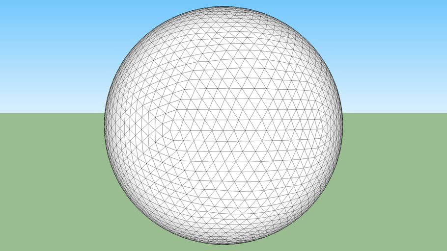 Geodesic sphere detailed