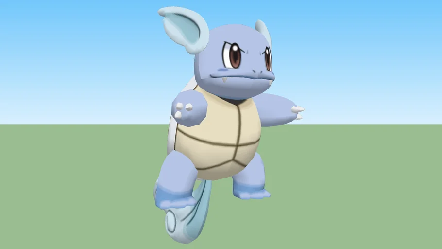 Wartortle (Pokémon X and Y) | 3D Warehouse