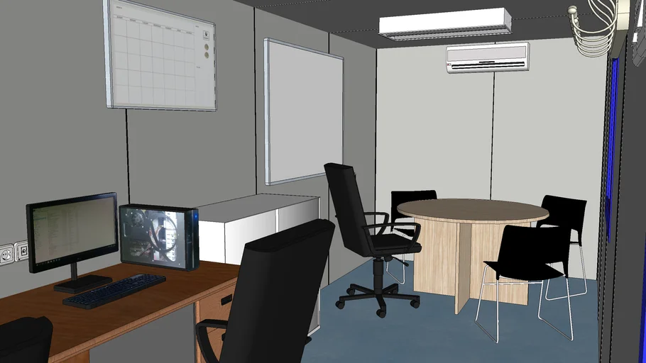 Site Office Interior | 3D Warehouse