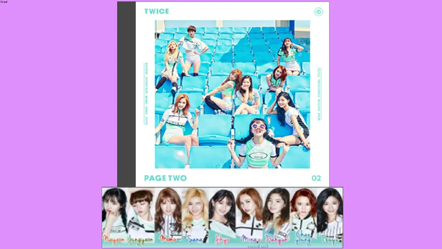 Twice The 2Nd Mini Album Page Two Cd Box - 3D Warehouse