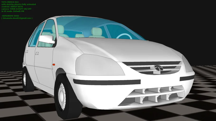 TATA INDICA V2 DLS with sketchy physics | 3D Warehouse