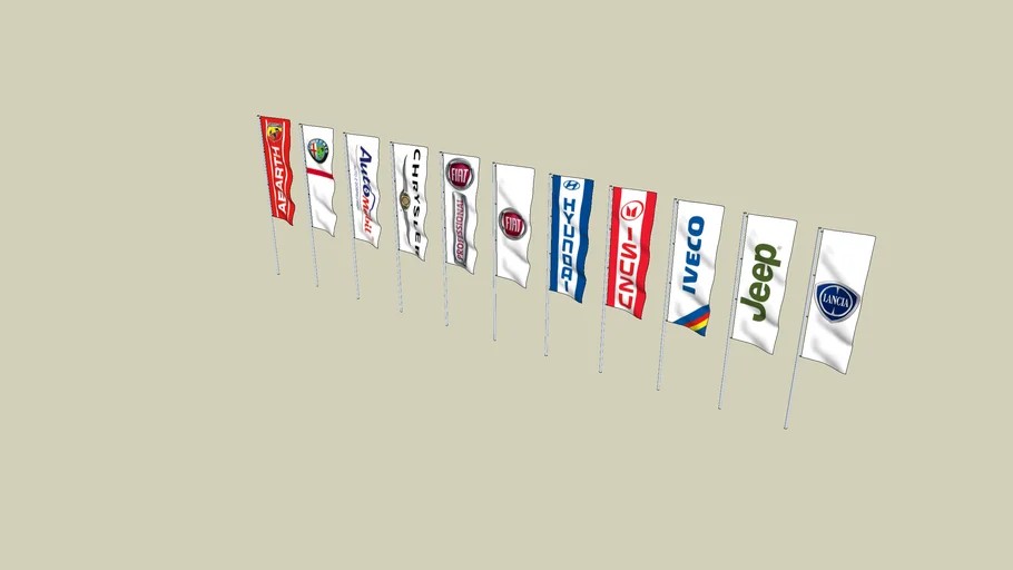 Car Flags 3D Warehouse