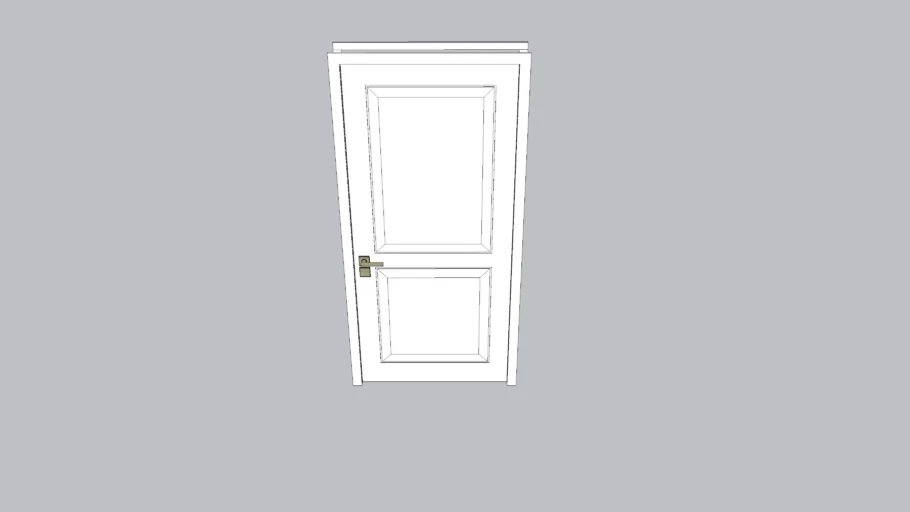 white door