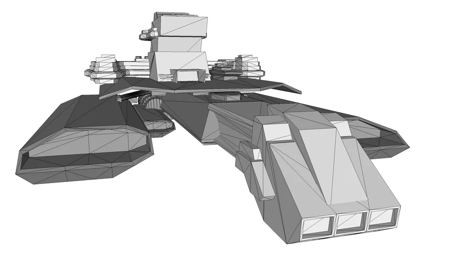 BC-304/X-303 hybrid tau'ri ship