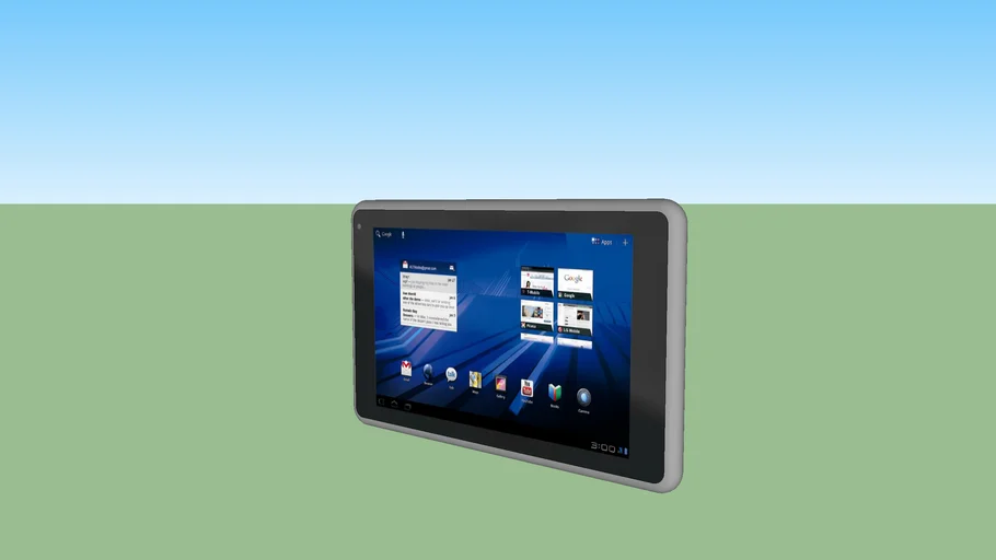 Tablet LG Optimus Pad 3D Warehouse