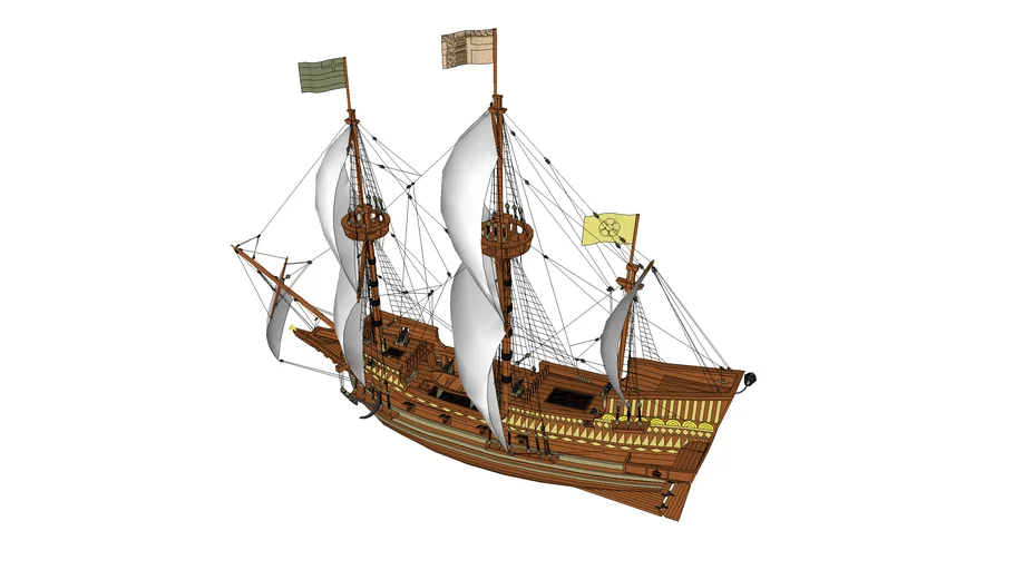 Ancient-spanish-galeon-circa-1600 