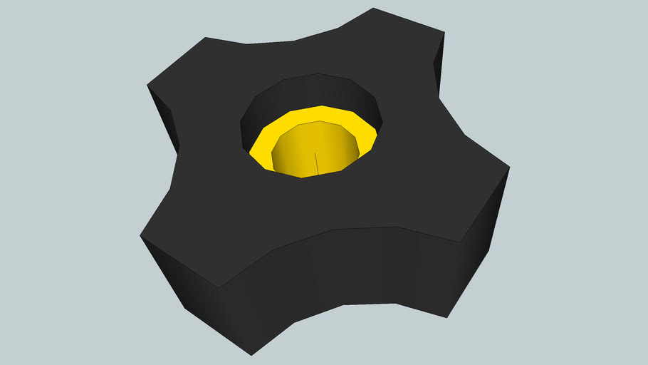 1/420 star knob 3D Warehouse