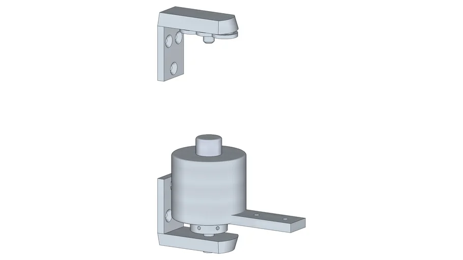 Spring Loaded Hinge Bommer 7122 | 3D Warehouse