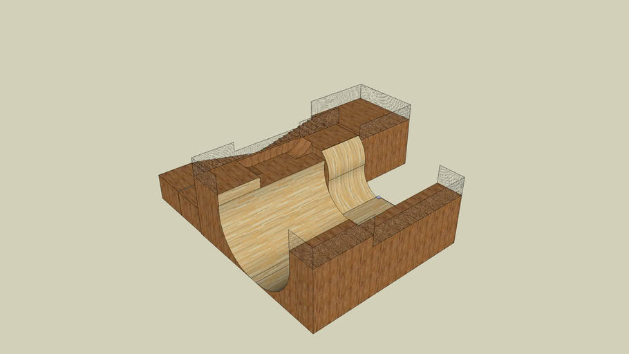 half pipe 3D Warehouse
