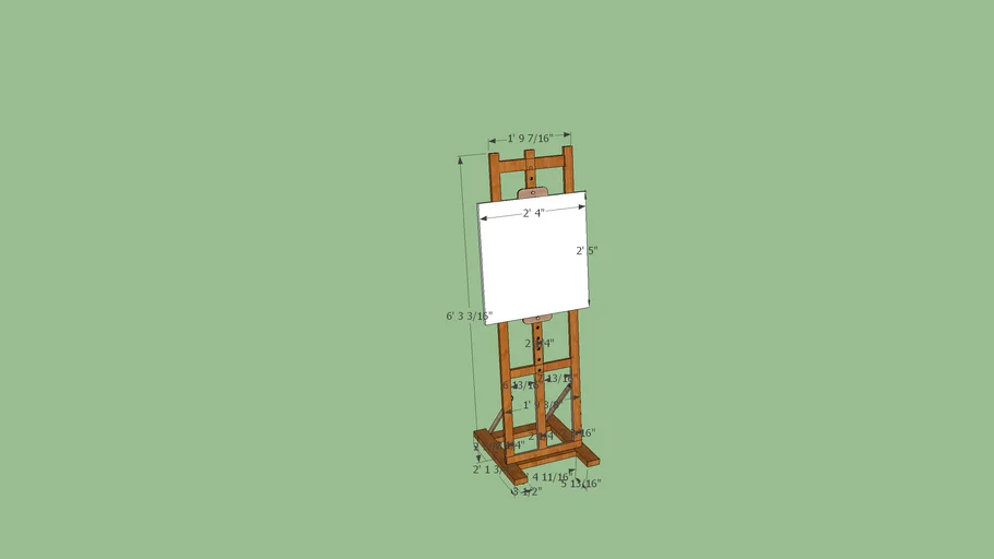 Easel | 3D Warehouse