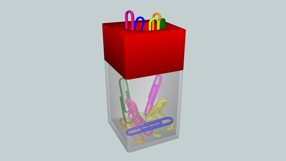 paper-clip box | 3D Warehouse