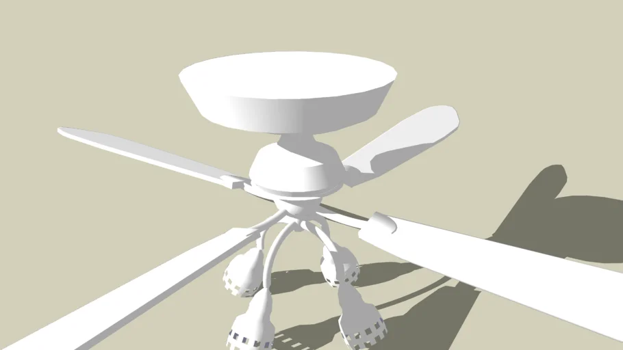 ceiling fan/light