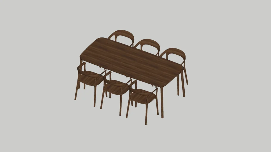 dining table set | 3D Warehouse