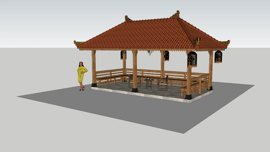 Gazebo LImasan 3x6 M2