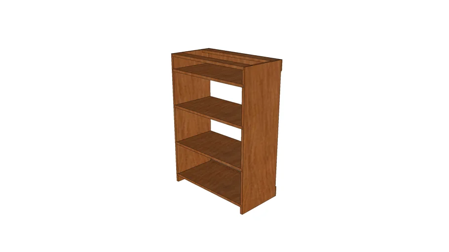 27 3/4" Wide 6 Column Base Cabinet with Fixed Shelves