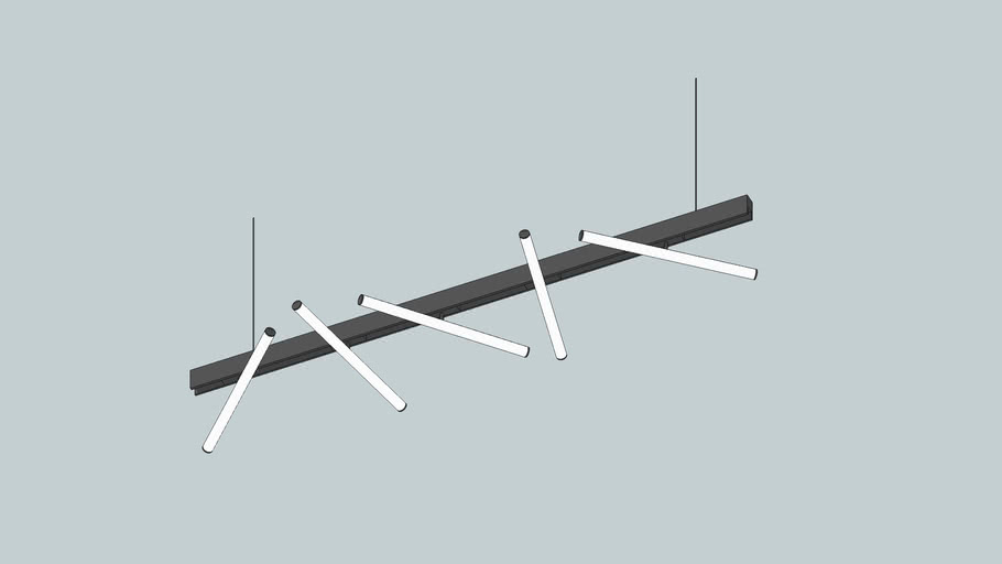 Tube track light 3D Warehouse