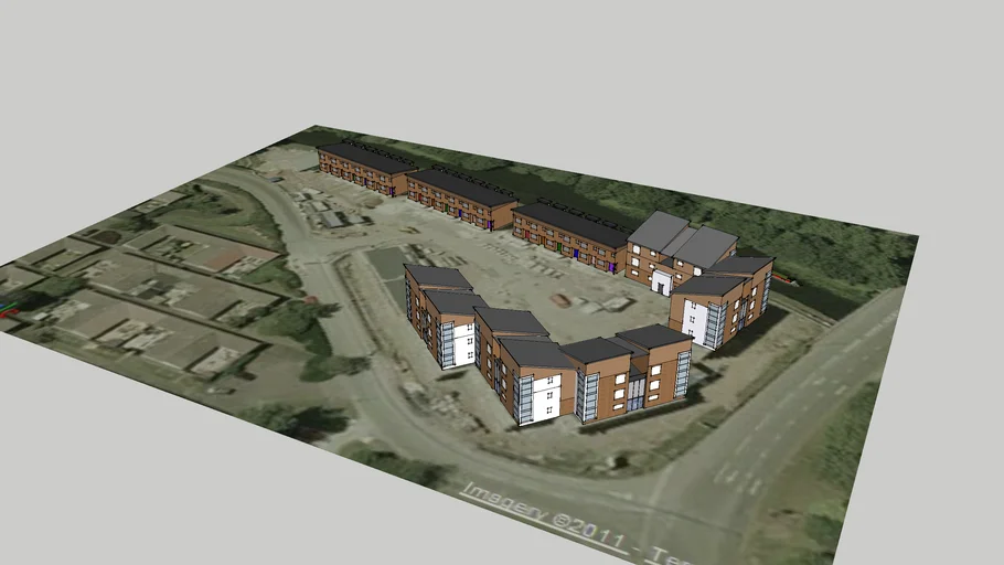 Waterbridge Mews Castlefields Runcorn Cheshire 3D Warehouse