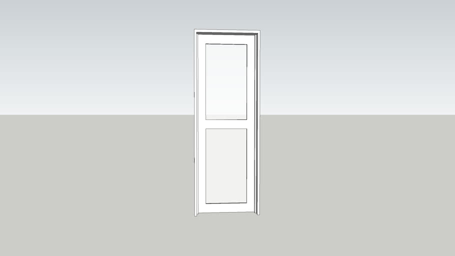 Puerta con ventana - Windowed door | 3D Warehouse