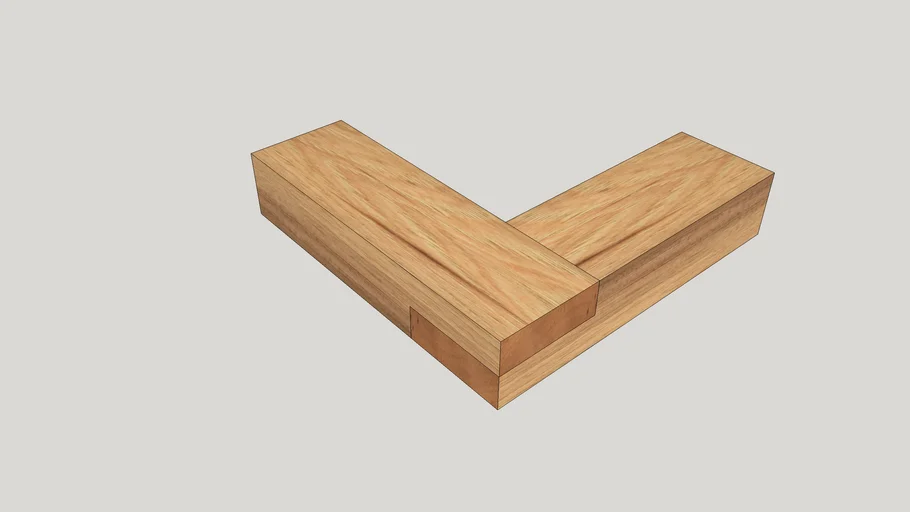 Corner Halving Joint 3D Warehouse