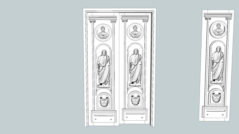 puerta estilo romano nº 2