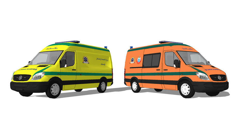 Egypt Ambulance Vehicles سيارات إسعاف مصر 3D Warehouse